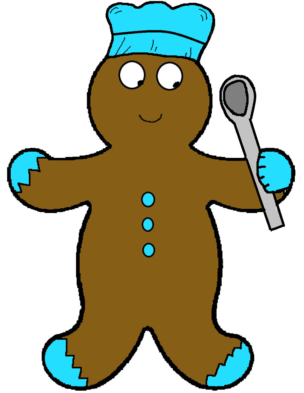 Free Christmas Gingerbread Crafts and Ornaments Such as Cutouts For Kids in Sunday school class by Church House Collection